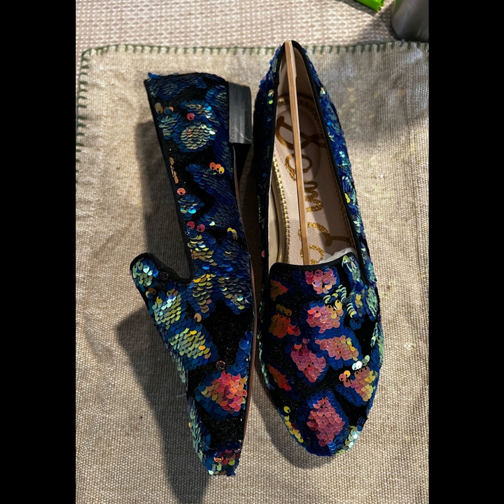 Sequin Sam Edelman Loafers 8.5